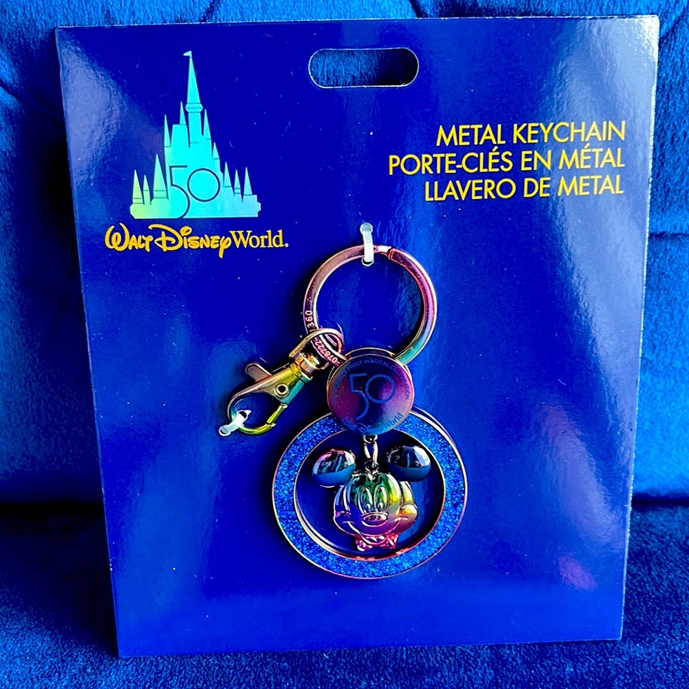 DisneyPark Metal Keychain